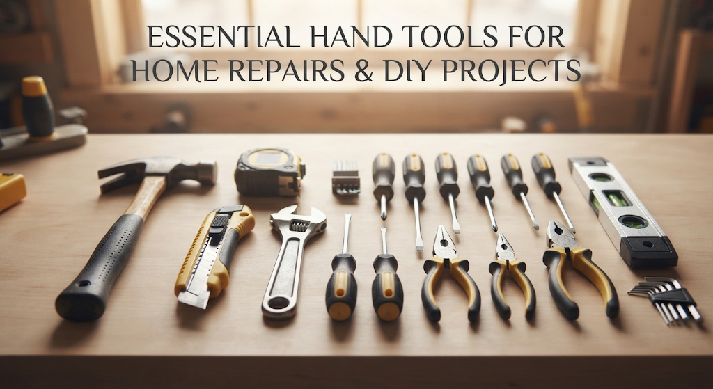 Essential Hand Tools for Home Repairs & DIY Projects