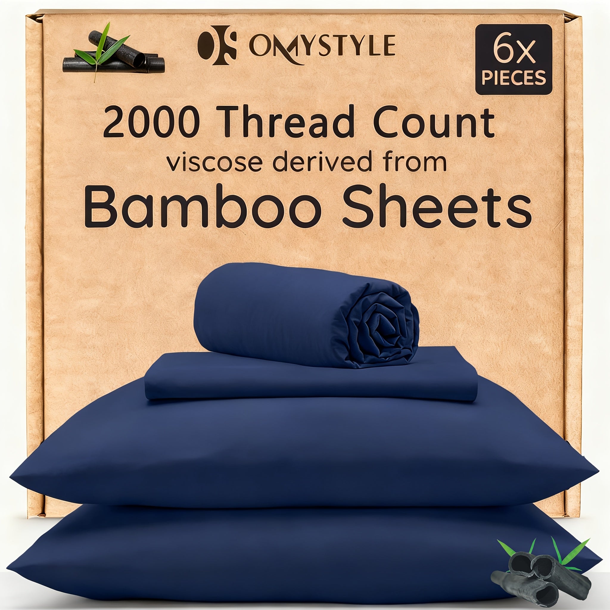 4pcs/6pcs Bamboo Cooling Children Bedding - Breathable And Comfortable - Fit for Hot Sleepers And Sweats, Pillowcases, Flat Sheet And Fitted Sheet - A Perfect Gift