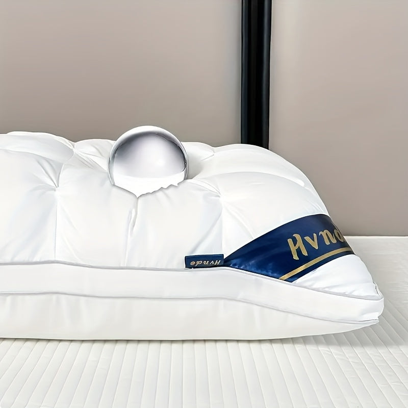 2-Pack Luxury Hotel Collection Pillows: Ultra-Supportive for Deep Sleep & Neck, Resilient High-Loft Core, Hypoallergenic Plush Cover, Cooling, Neck Pillows & All-Season Comfort - Ideal Gift
