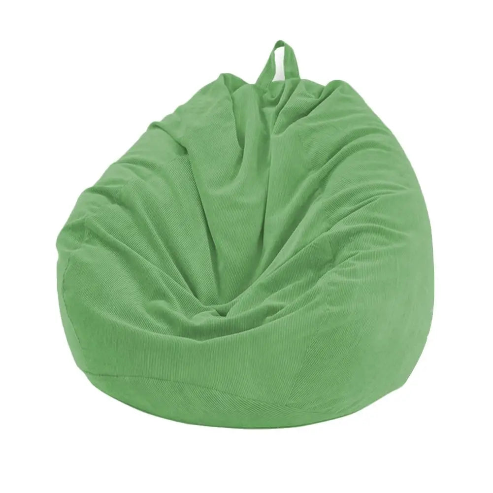 Lazy BeanBag Sofas Cover Chairs without Filler Soft Removable Corduroy Lounger Seat Bean Bag Pouf Puff Couch Tatami Living Room