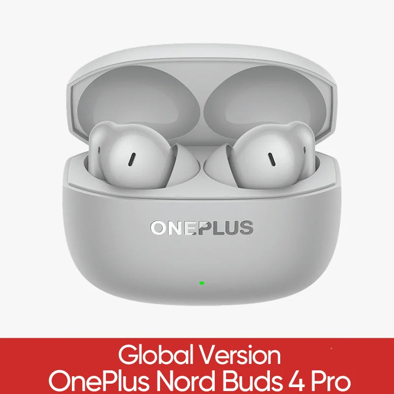 OnePlus Nord Buds 4 pro Global Version Bluetooth 6.0 Earphones 55dB Noise Cancelling up to 54 Hours Playback Wireless Earbuds