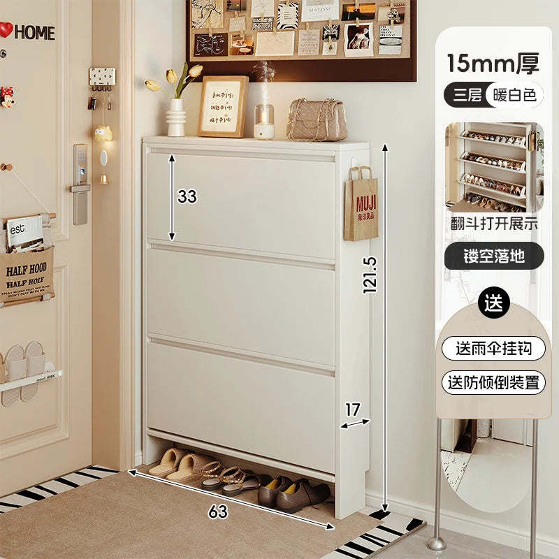 Storage Entrance Shoe Rack Organizer Living Room Hallway Hotel Shoe Rack Modern Wooden Organizador Zapatos Home Furniture