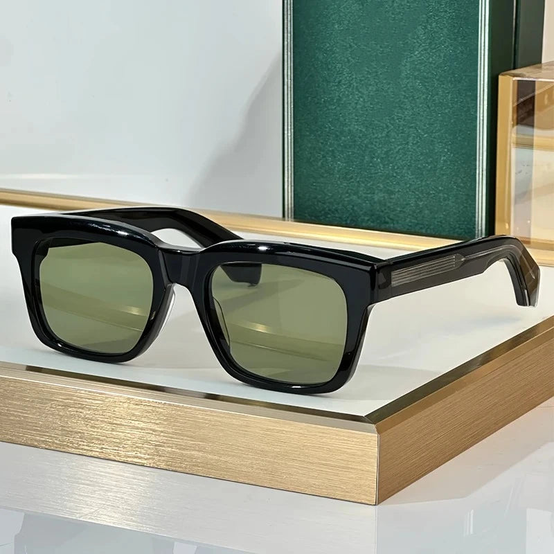 New TORINO Square Polarized Lenses Sunglasses Photochromic High Quality Thick Acetate Uv400 Men Designer Brand Eyeglasses