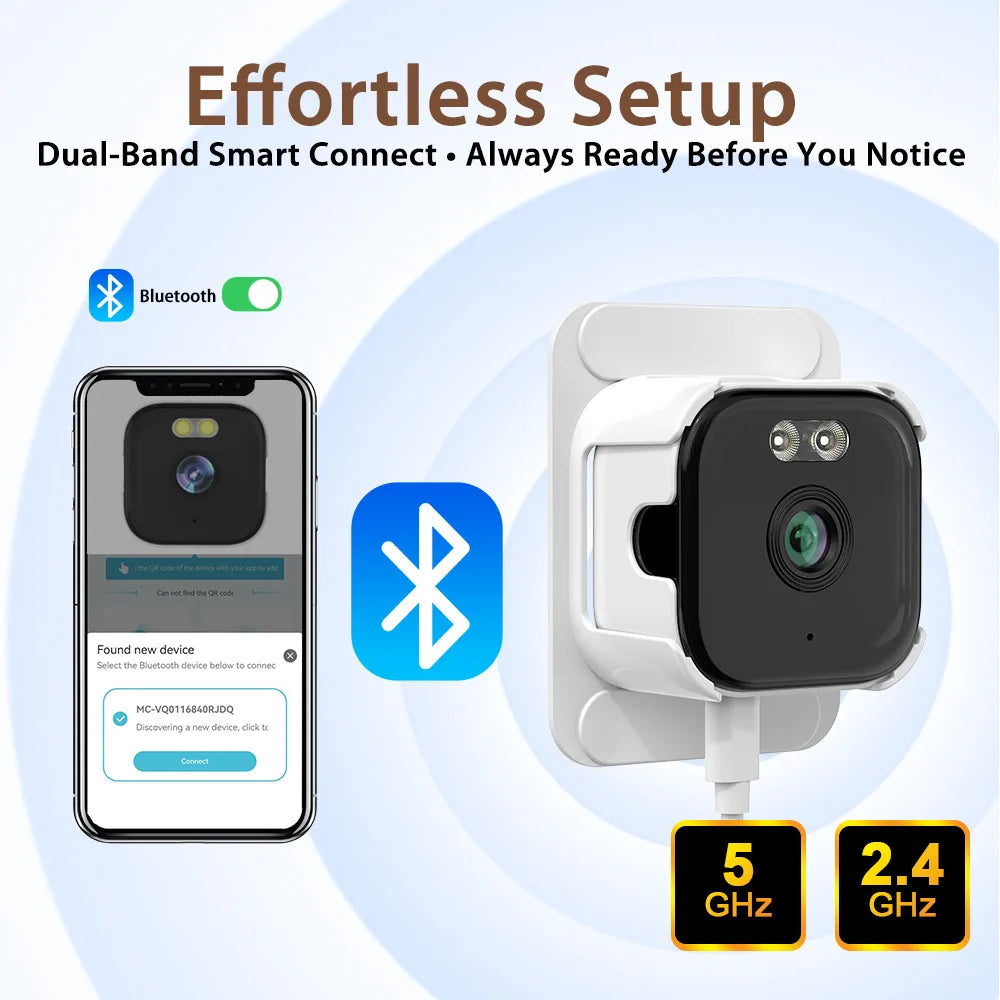2MP 1080P  O-Kam  APP  For Window  IP Camera Full Color AI Humanoid Detection Home Security CCTV Baby Monitor