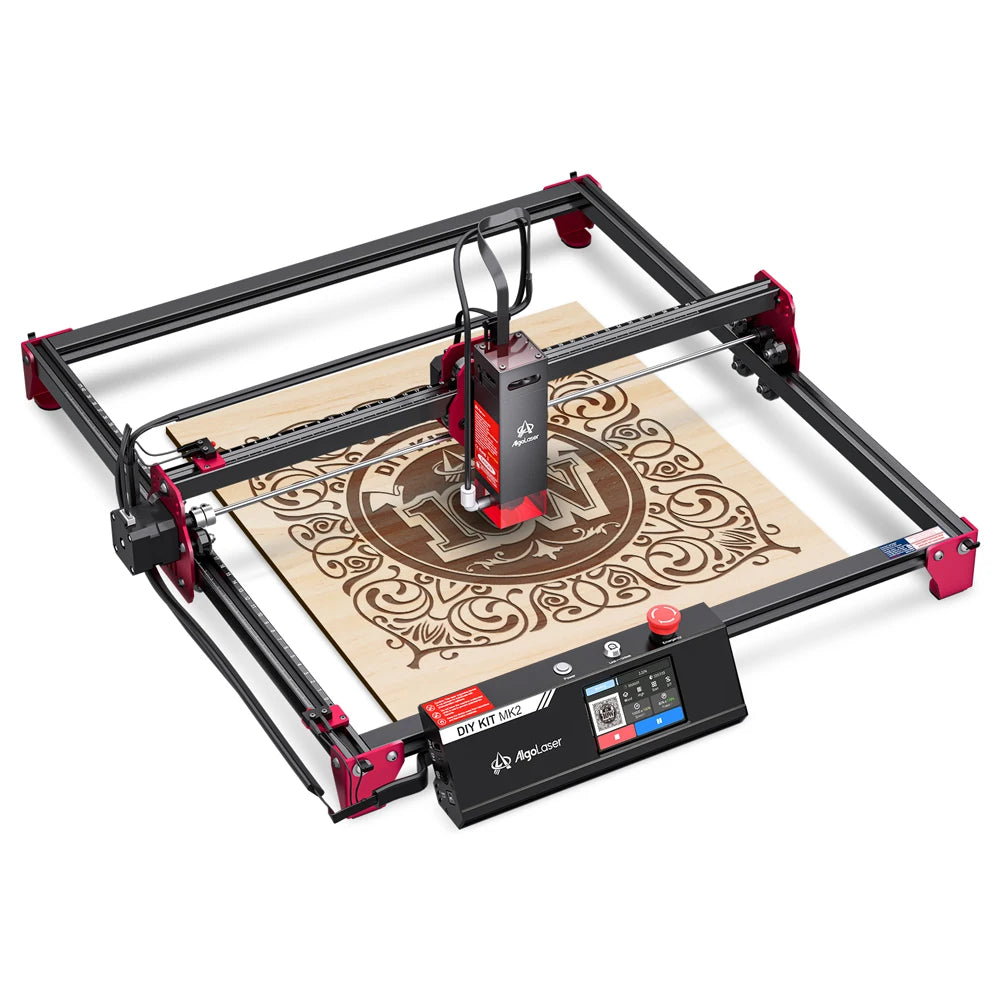 Algolaser DIY KIT MK2 Powerful Laser Engraver Cutter Tools Metal Glass Wifi/PC Wood CNC Lase Engraving Cutting Machine Printer