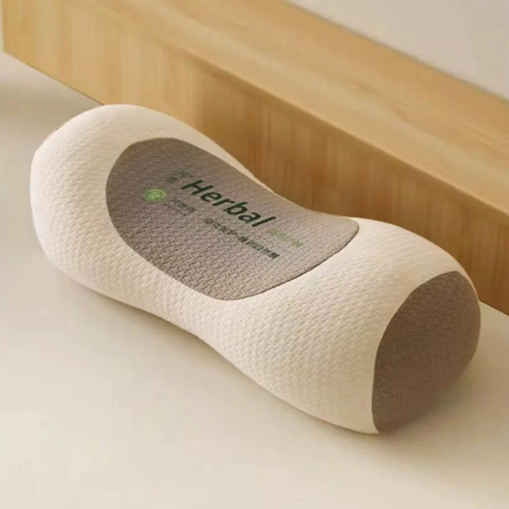 Cylindrical Buckwheat Pillows Anti-arch Help Sleep Spine Pillow Breathable Neck Pain Relief Neck Protection Health Pillow