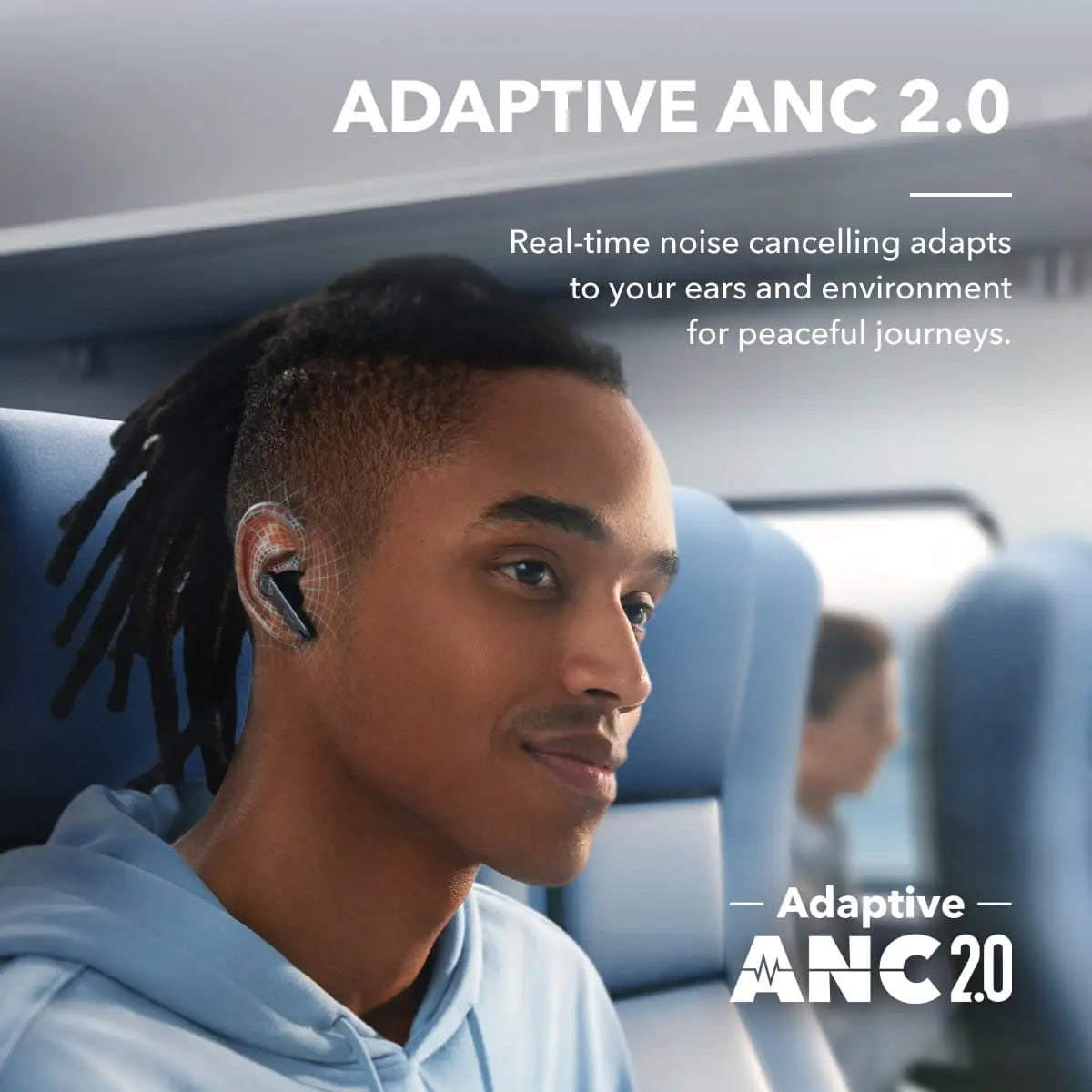 Soundcore by Anker Liberty 4 NC Wireless Earbuds, 98.5% Noise Reduction, Adaptive Noise Cancelling (Refurbished)