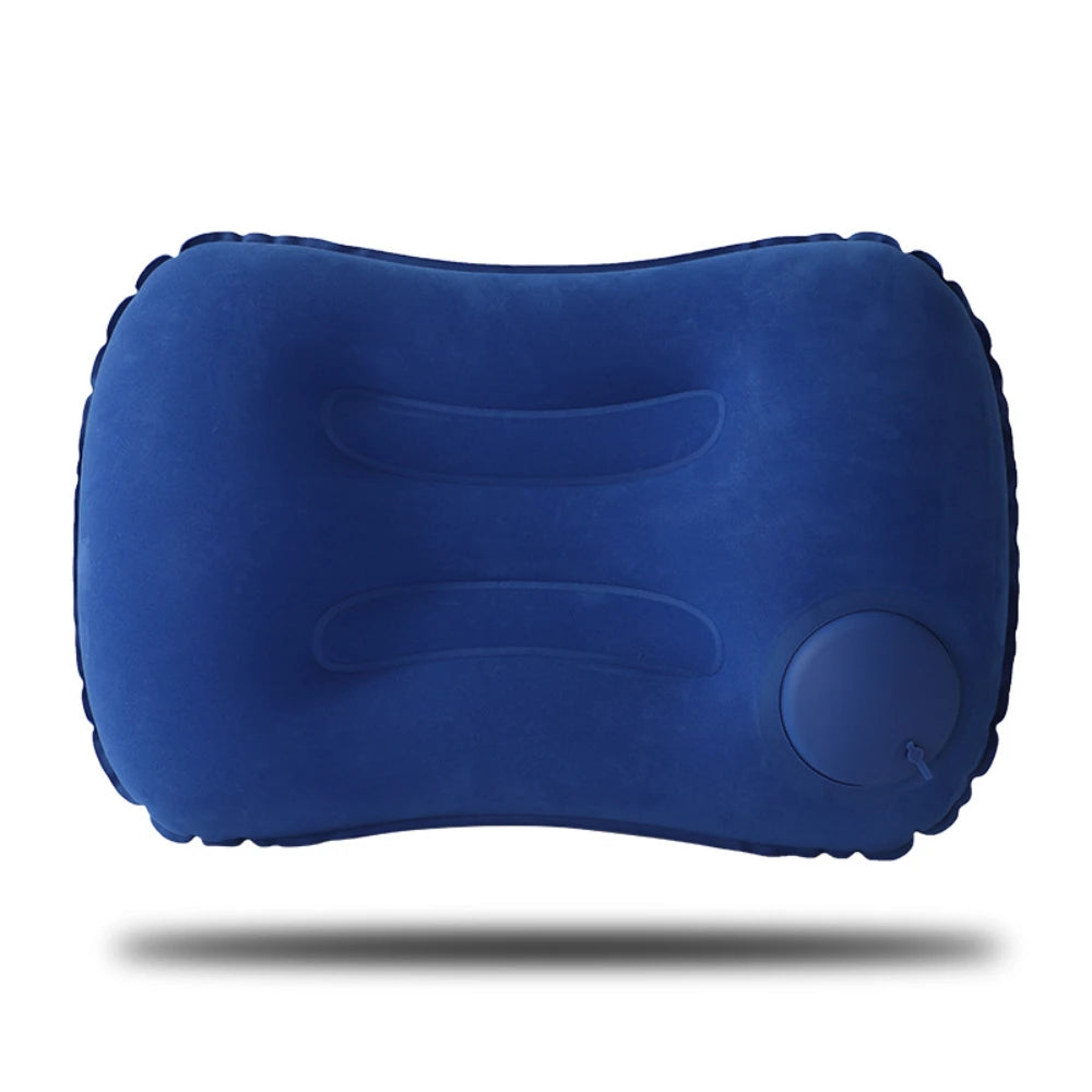 Ultra Comfort Inflatable Camping Pillow-Square Portable Neck Lumbar Support for Outdoor Travel Hiking Airplane Office&Hom
