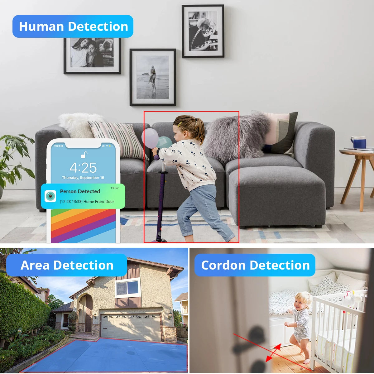 5MP IP Camera POE Indoor Security Two Way Audio CCTV Color Night Vision Surveillance Camera For POE System XMEye Pro iCSee Cam