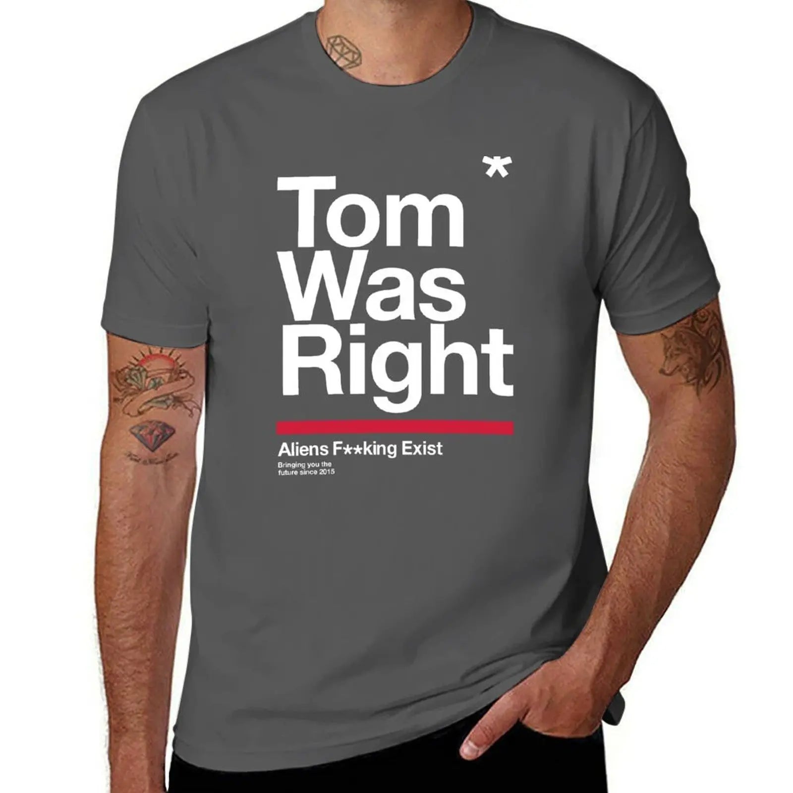 Tom Was Right T-Shirt man t shirt luxury mens graphic t shirts T-Shirt