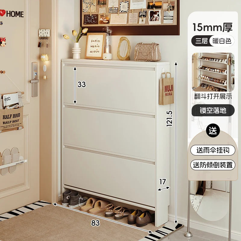 Storage Entrance Shoe Rack Organizer Living Room Hallway Hotel Shoe Rack Modern Wooden Organizador Zapatos Home Furniture