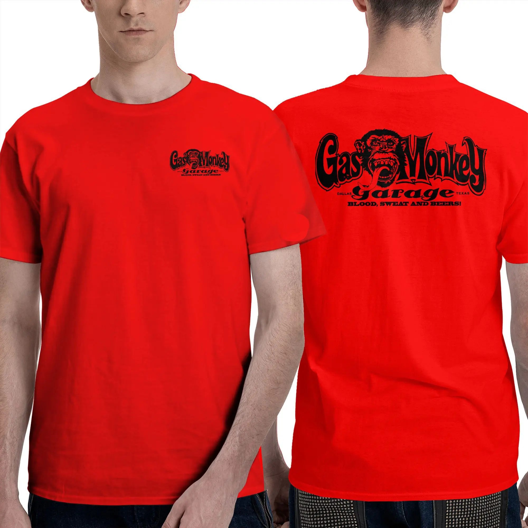 Men T-Shirt Gas Monkeys Garage Graphic T Shirts Popular  Summer Tees Streetwear Casual Cotton Tops Gift