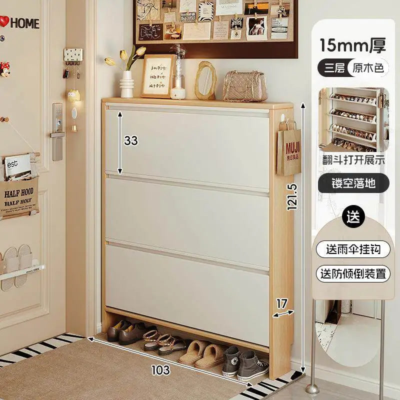 Storage Entrance Shoe Rack Organizer Living Room Hallway Hotel Shoe Rack Modern Wooden Organizador Zapatos Home Furniture