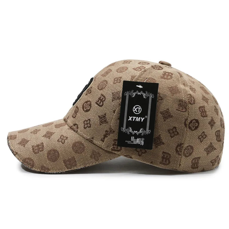 New Fashionable Versatile Baseball Hat MB Letter Embroidery Breathable Sunscreen Duckbill Cap Women Men Four Seasons Casual Hats
