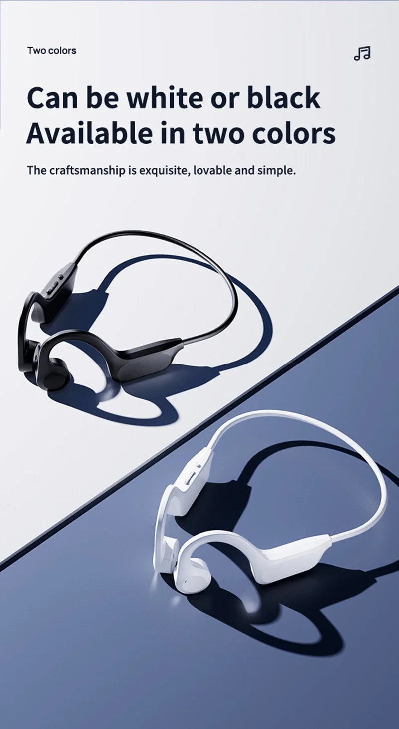 X7 Bone Conduction Wireless Earphone Sport Swimming Bluetooth Compatible Headphone Hand-free With Mic For Running Earbuds
