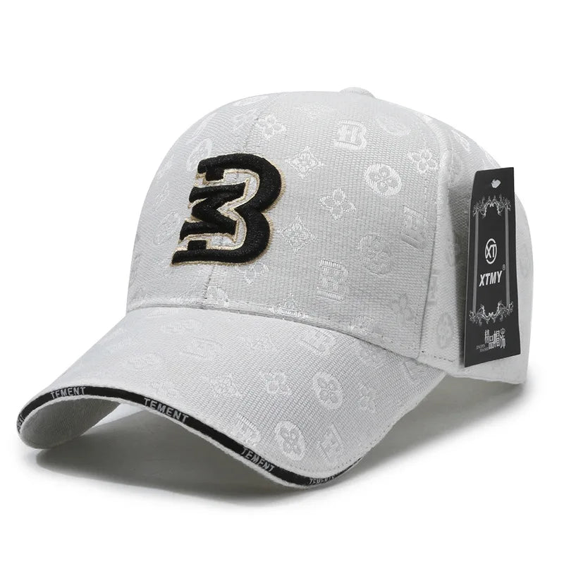 New Fashionable Versatile Baseball Hat MB Letter Embroidery Breathable Sunscreen Duckbill Cap Women Men Four Seasons Casual Hats