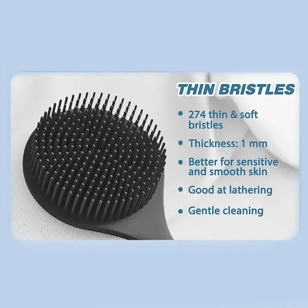 Long Handle Bath Brush Bathroom Body Brushes Back Ball Brush Mud Back Scrubber Shower Massage Brush Exfoliation Bathroom Tools