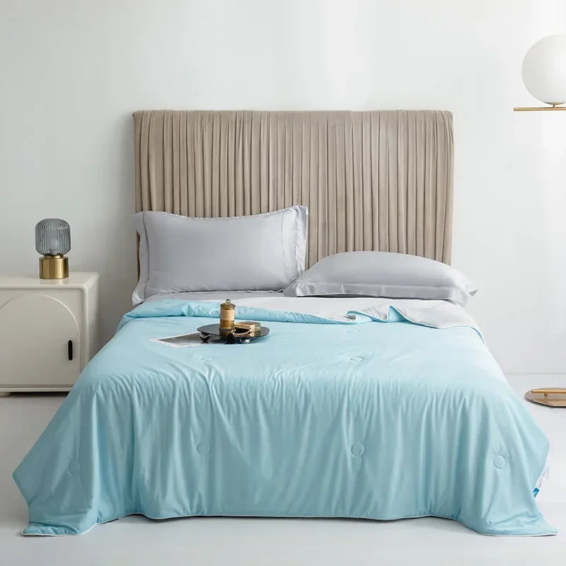 High Quality Cooling Blankets Smooth Air Condition Comforter Lightweight Summer Quilt with Double Side Cold  Cooling Fabric