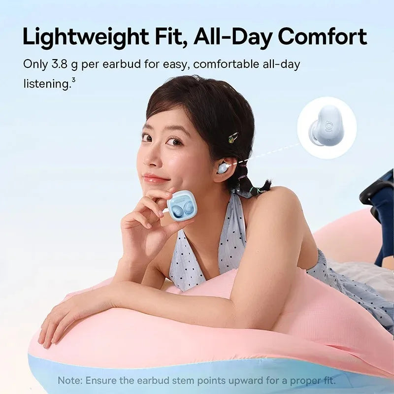 Baseus Bowie WM02s Earphones TWS Wireless Bluetooth 6.0 Headphones 36 Hours Long Battery Life Earbuds IPX5 Low Latency Headsset