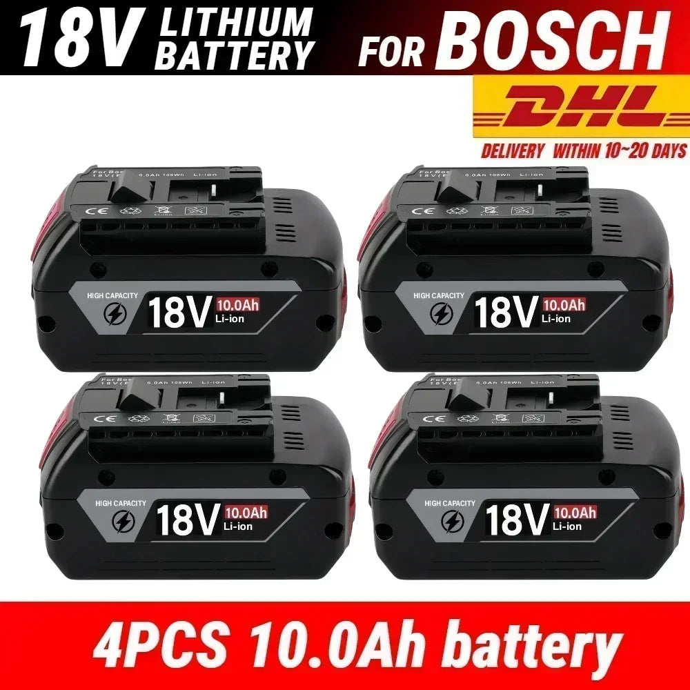 18.0V Power Tools Battery For Bosch Battery GWS 18 V-LI GSR 18-2-LI GSR18 VE-2-LI GSR 18 V-LI GSK 18 V-LI GSB 18v-li GSB 18-2-LI
