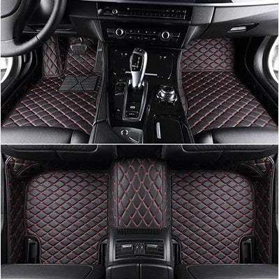 Custom Car Floor Mats For BAIC MOTOR 212 T01 2023-2026 3 PCS All Weather Auto Accessories Foot Leather Carpets Fashion Rugs Pads