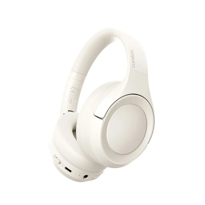 Bluetooth5.4ANC Headphones Over Ear Wireless Noise Cancelling Headset HiFi Sound 80H Endurance Foldable Design for Daily Commute