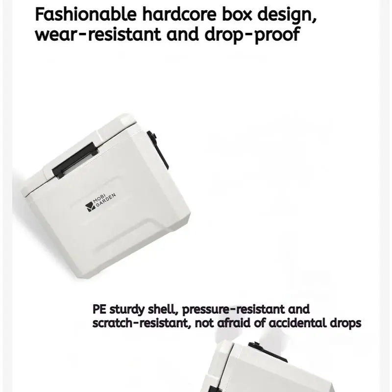 MOBI GARDEN Outdoor Portable Camping Picnic Cooler Food Grade PP Liner Outdoor Portable Mini Fridge Wear Resistant Shockproof