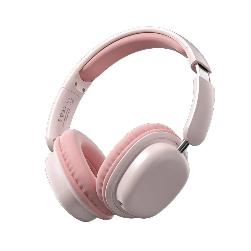 Wireless Headset Bluetooth Over Ear Gaming Headphone Large Battery Capacity Brand Audio Headset With Microphone