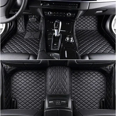 Custom Car Floor Mats For BAIC MOTOR 212 T01 2023-2026 3 PCS All Weather Auto Accessories Foot Leather Carpets Fashion Rugs Pads