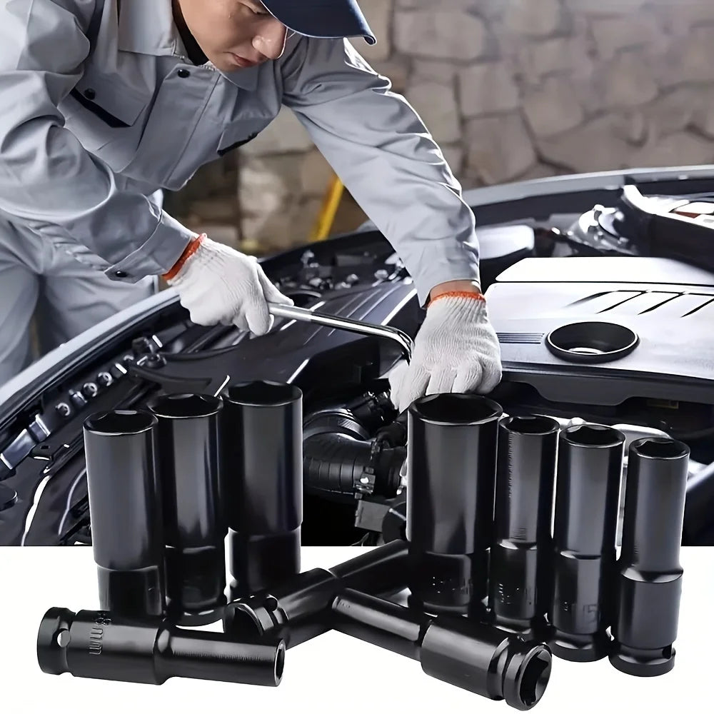 1/2 Inch Drive Socket Set, 20-Piece (8-32mm) for Automotive Repair, DIY Projects & Home Maintenance Tools