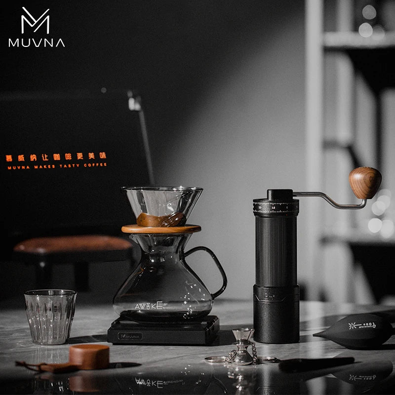 MUVNA Pour Over Coffee Set Coffee Maker Kit，portable Travel Coffee Accessories Tools，coffee Dripper Set for barista Gifts