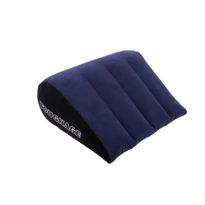 Multifunctional Body Pillow Portable Inflatable Pillow Cushion Positions Support Air Cushion Outdoor Travel Triangular Pillow