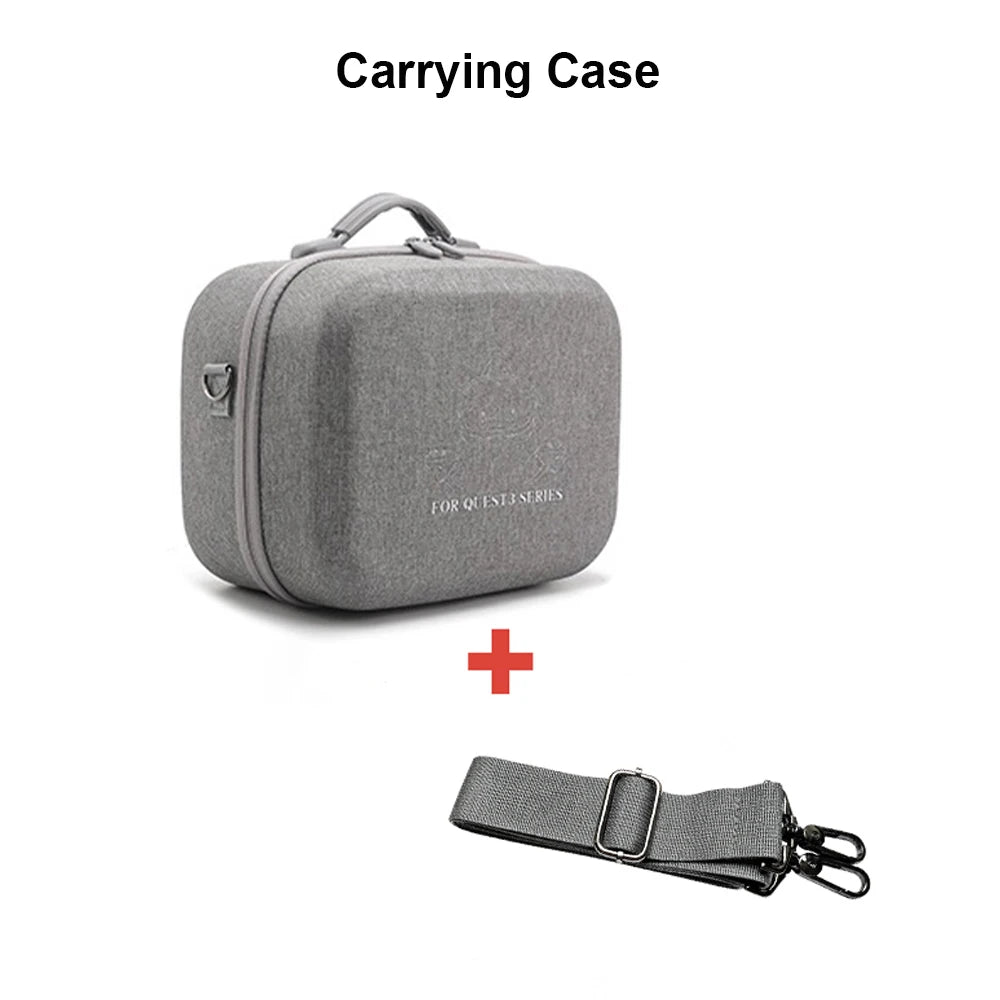 10000mAh Battery Comfort Head Strap For Meta Quest 3/3s Replacement Elite Strap PD18W Charging Enhanced Playtime, Carrying Case