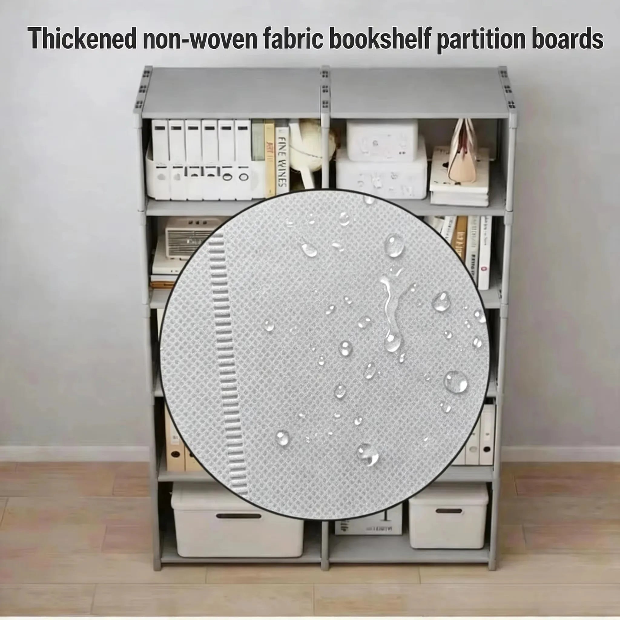 Multi-functional Storage Shelf Easy Assembly Bookshelf Multi-Layer Bookcase Living Room Organizer Rack Sundries Toys Cabinet