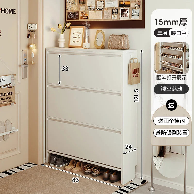 Storage Entrance Shoe Rack Organizer Living Room Hallway Hotel Shoe Rack Modern Wooden Organizador Zapatos Home Furniture