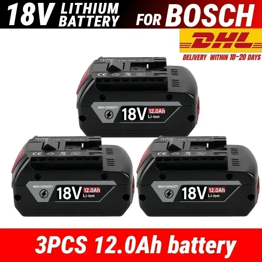 18.0V Power Tools Battery For Bosch Battery GWS 18 V-LI GSR 18-2-LI GSR18 VE-2-LI GSR 18 V-LI GSK 18 V-LI GSB 18v-li GSB 18-2-LI