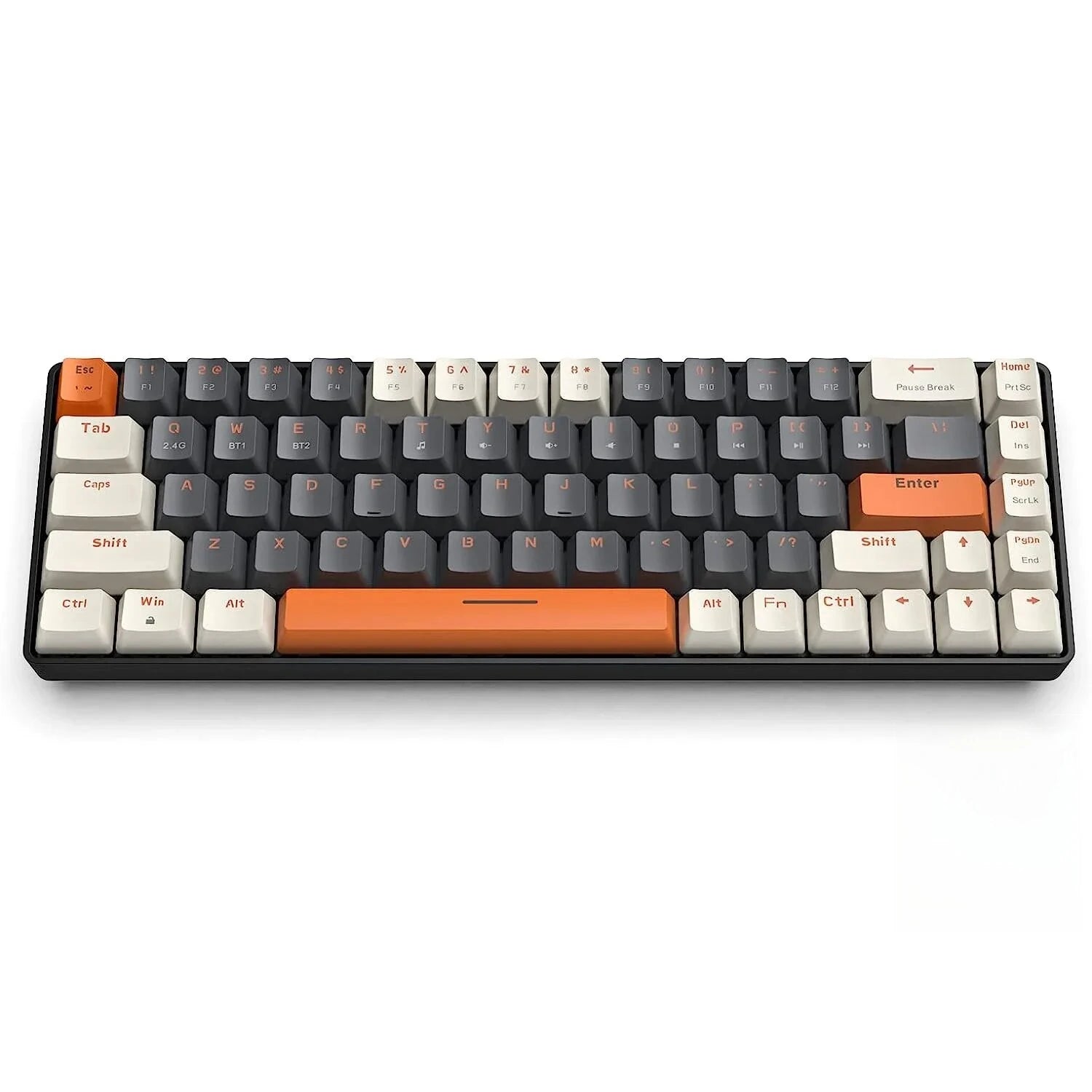 New hot-selling wireless game keyboard, comfortable feel, battery-powered, infinitely stable link, multi-system compatibility.