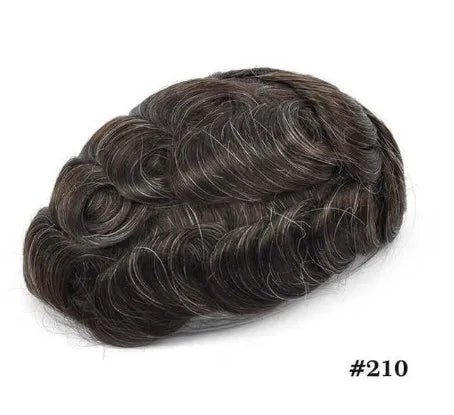 Australia Man Toupee Human Hair Wigs Lace PU Human Hair System Men Wig Hairpiece Indian Human Hair Natural Capillary Prosthesis