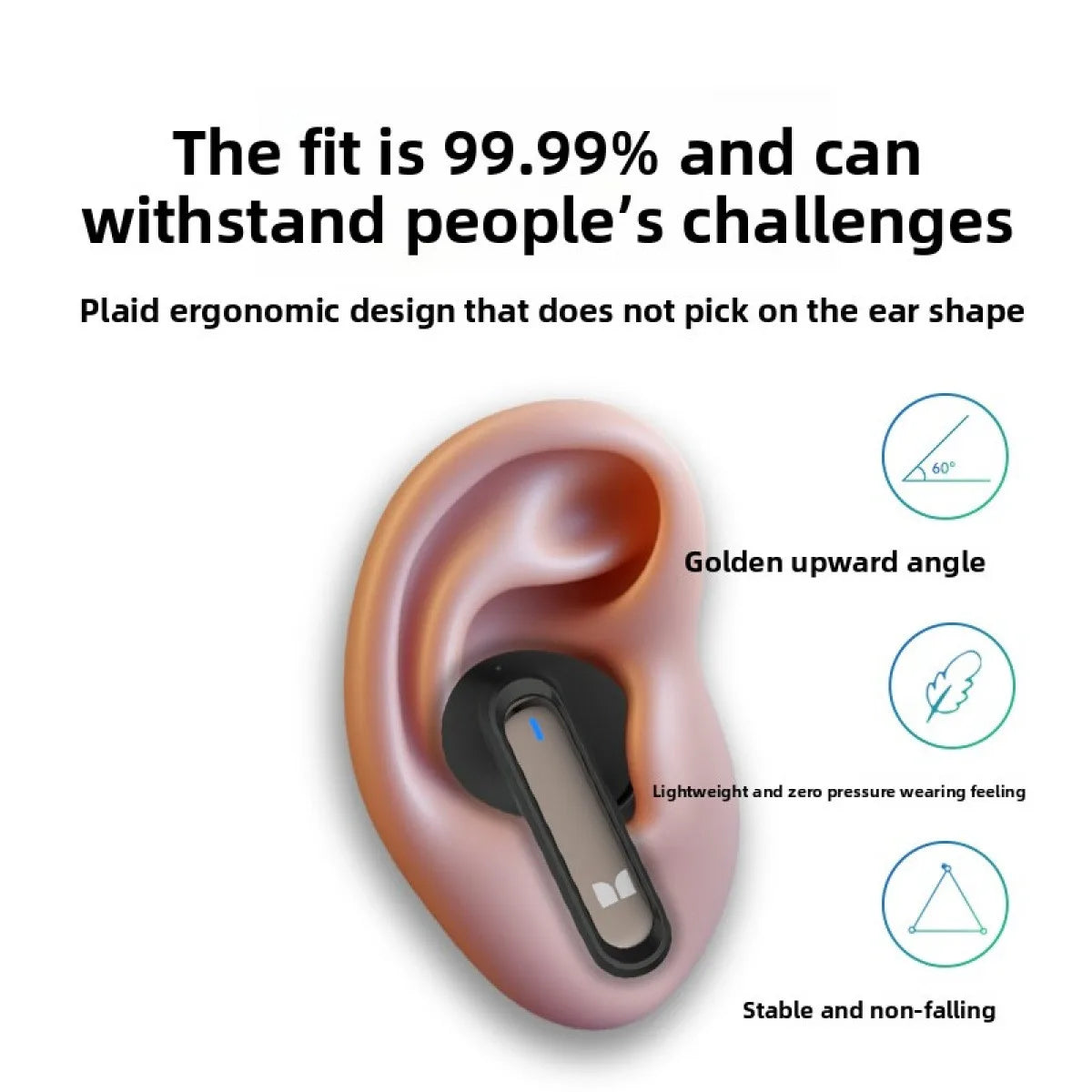 Monster XT05 Bluetooth 5.4 Gaming Earphones Low Latency Stereo Wireless Earbuds HD Call 20H Long Battery Fast Charge