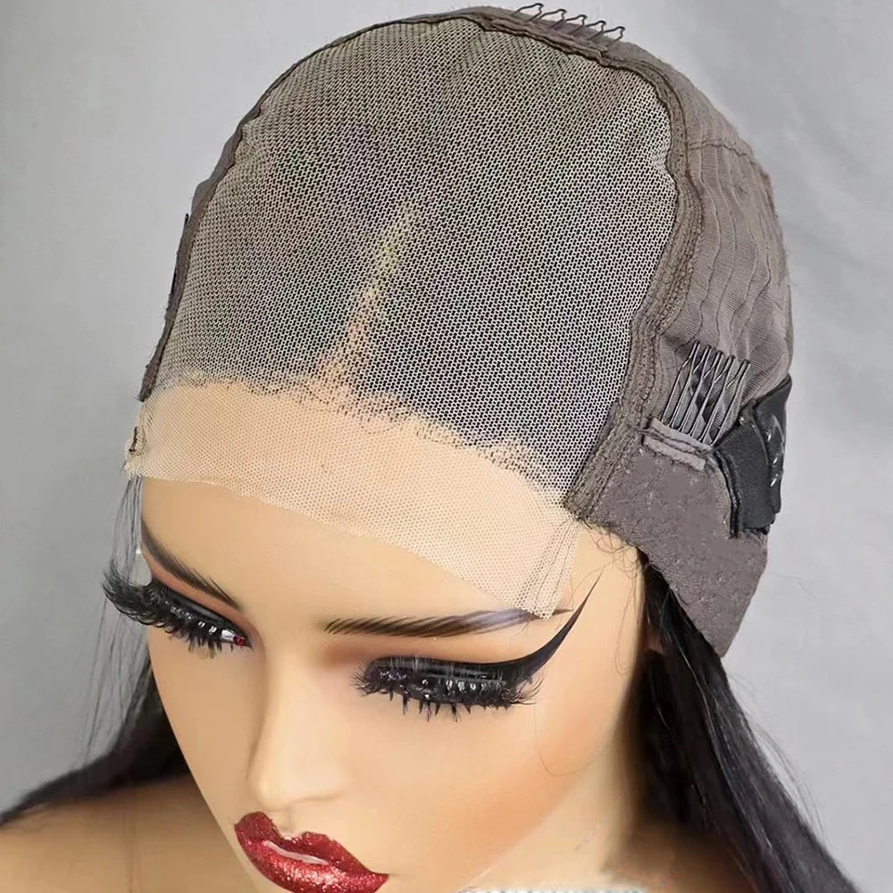 100% Human Hair Super Double Drawn Bone Straight Bob Human Hair Wigs 16A Hair 13x4 5x5 2x6 Lace Wigs For Women Glueless Bob Wigs