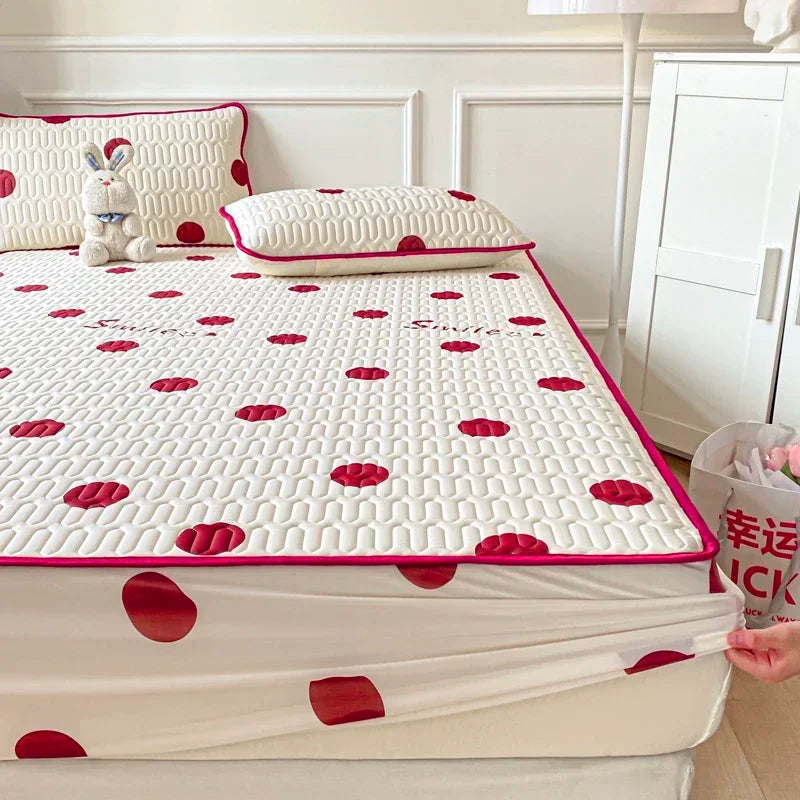 Cooling Summer Comforter Bedding Sets Double Sided Cool Feeling Fabric Duvet Summer Blanket Ice Silk Fitted Sheet and Pillowcase