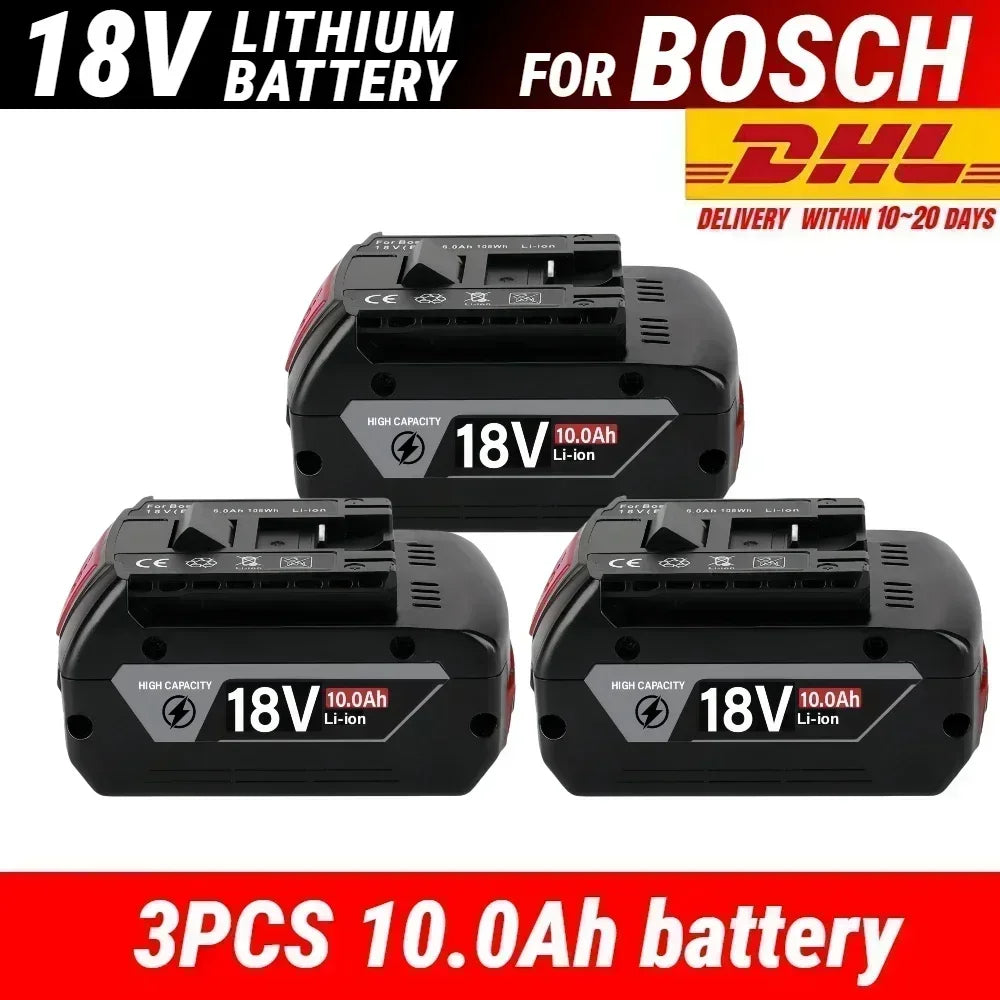 18.0V Power Tools Battery For Bosch Battery GWS 18 V-LI GSR 18-2-LI GSR18 VE-2-LI GSR 18 V-LI GSK 18 V-LI GSB 18v-li GSB 18-2-LI