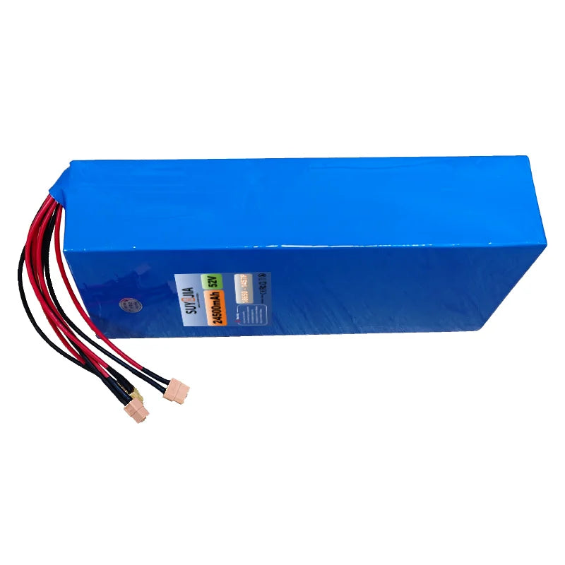 52V 14S7P 24.5Ah 18650 Lithium Battery Pack with Built-in BMS Moped Scooter Battery Suitable for Power-assisted Commuting Tools
