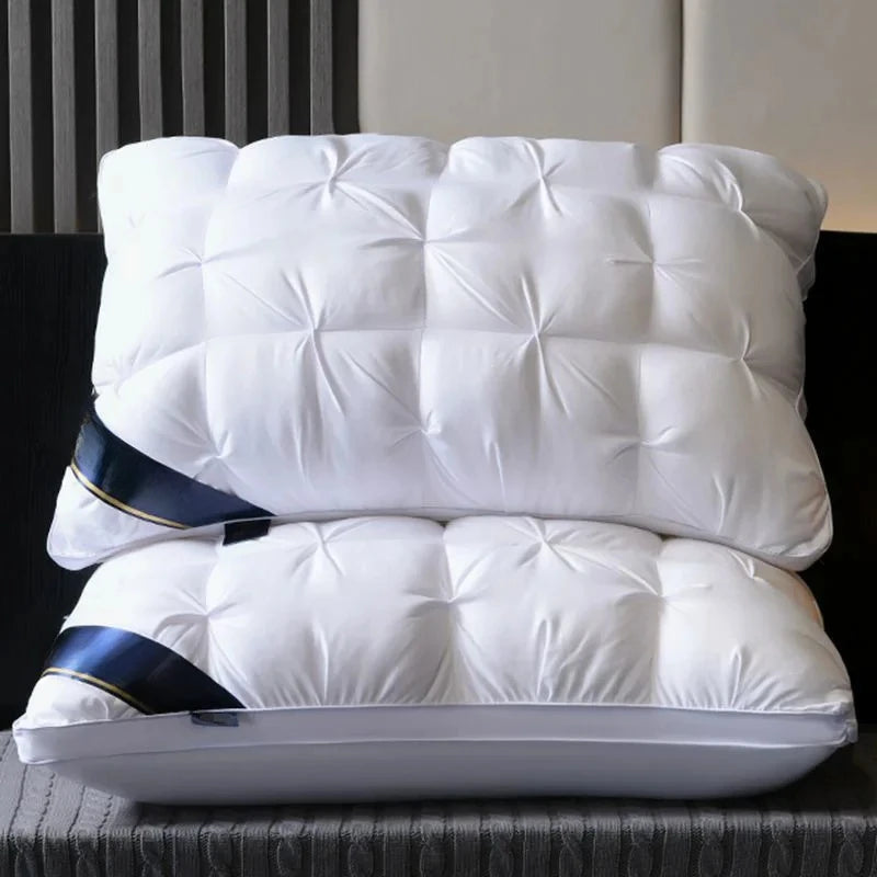 Comfortable Pillows for Sleeping 5-star Hotel Pillow Three-dimensional Soft Bilateral Washed Solid Color Pillow Sleeping Pillows