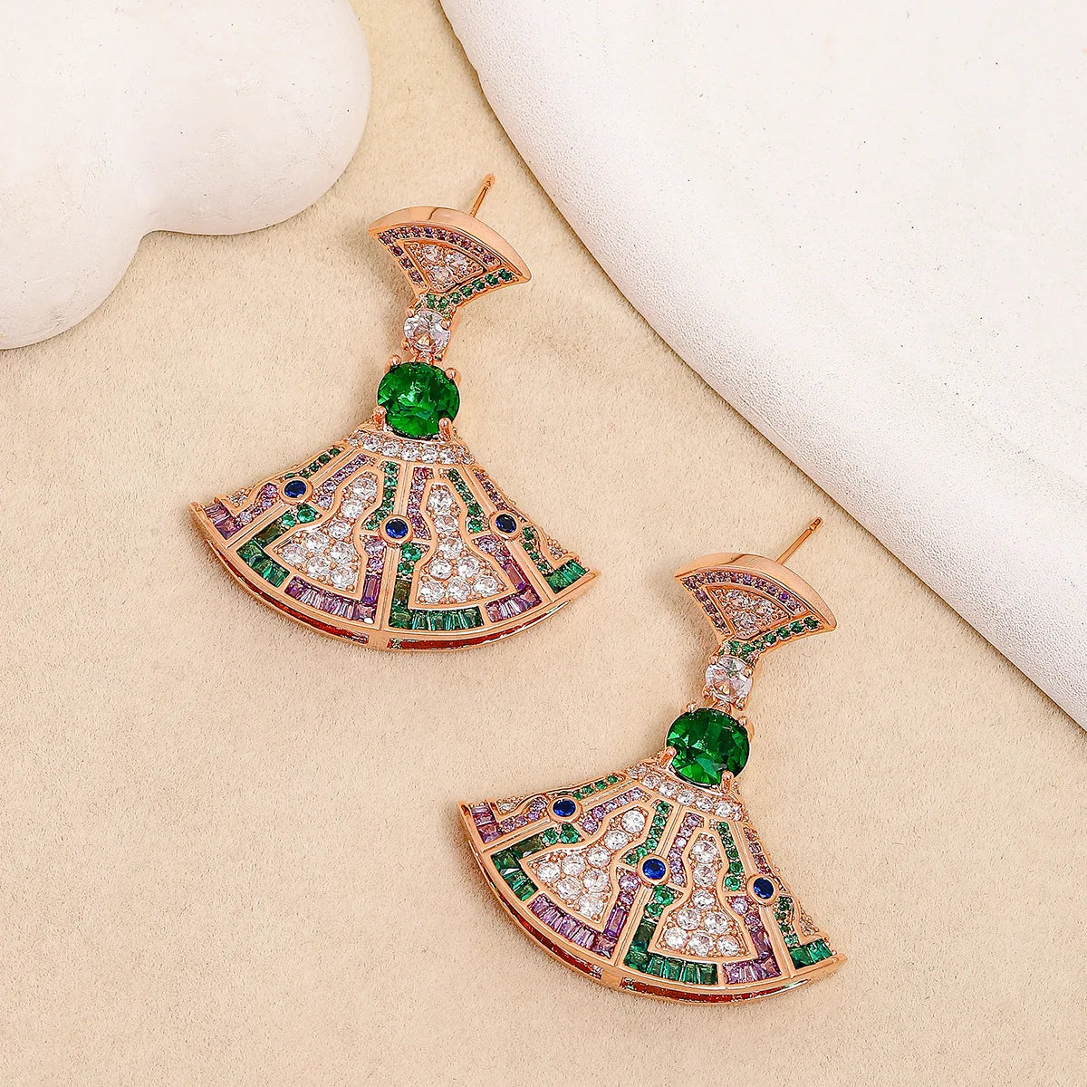 Delicate Crystal Beaded Necklace Earrings Bracelet Gift Set, High-End Fashion Jewelry Collection for Women,work to dinner piece