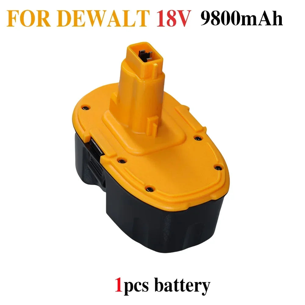 18V 9.8Ah Replacement Battery for Dewalt DC9096 DE 9503 DW 9095 9096 9098 XRP Cordless Drill Tools Screwdriver Batteries