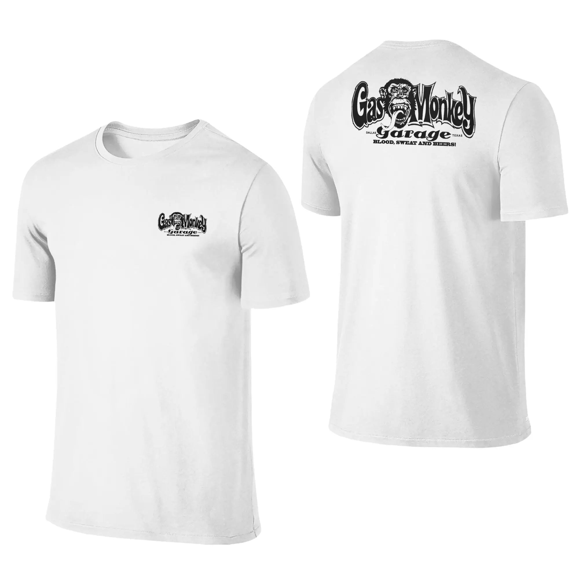 Men T-Shirt Gas Monkeys Garage Graphic T Shirts Popular  Summer Tees Streetwear Casual Cotton Tops Gift