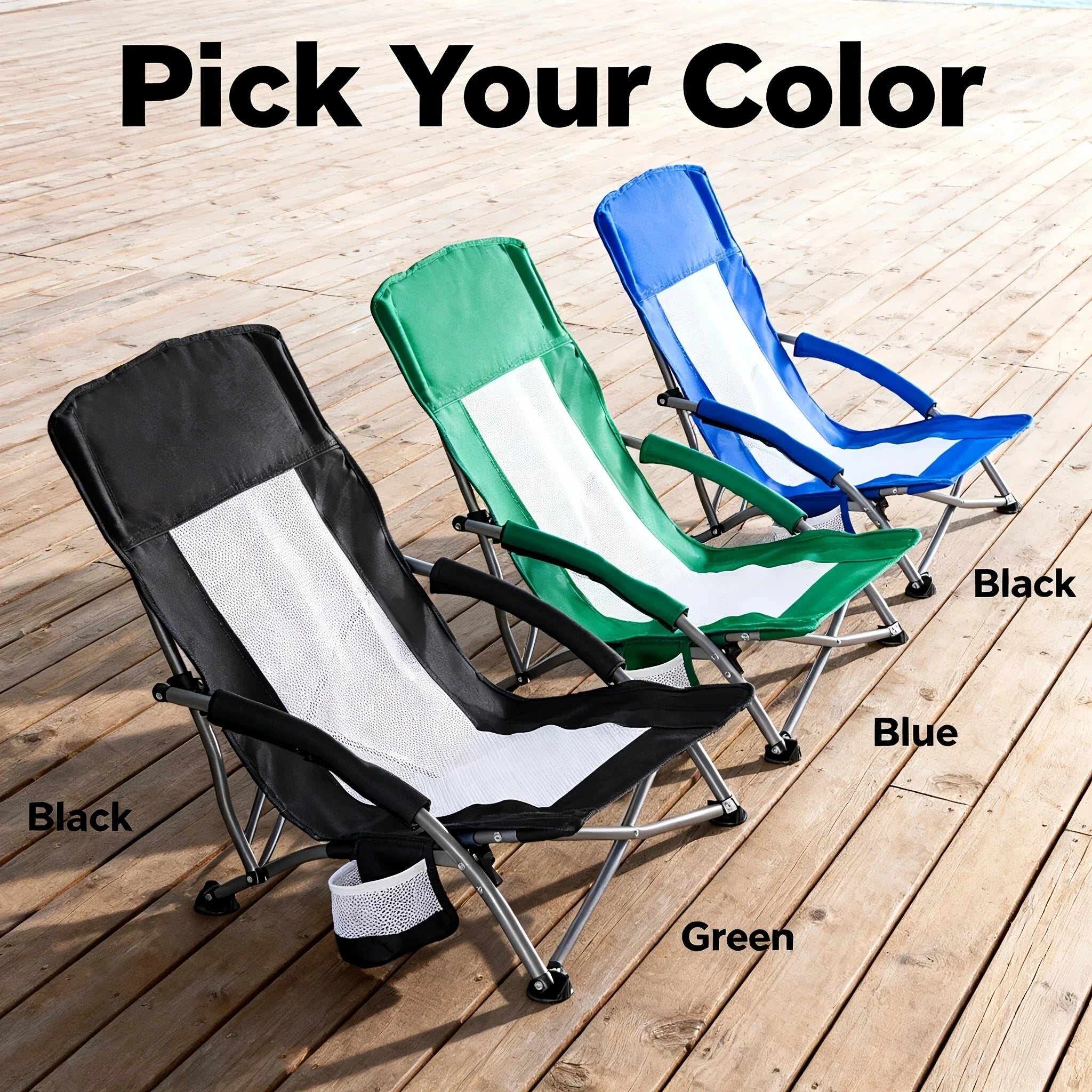 Portable Folding Patio Chaise Lounge With Storage Pocket And Carry Bag | 250 Lbs Weight Capacity, Mesh Breathable Backrest, Allo