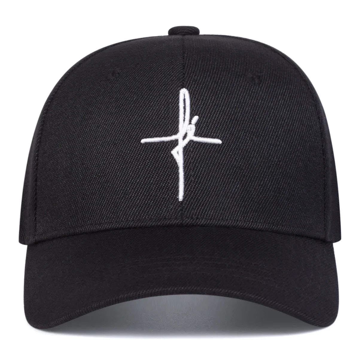 Unisex Personality Cross Embroidery Baseball Caps Spring Autumn Outdoor Adjustable Casual Hats Sunscreen Hat