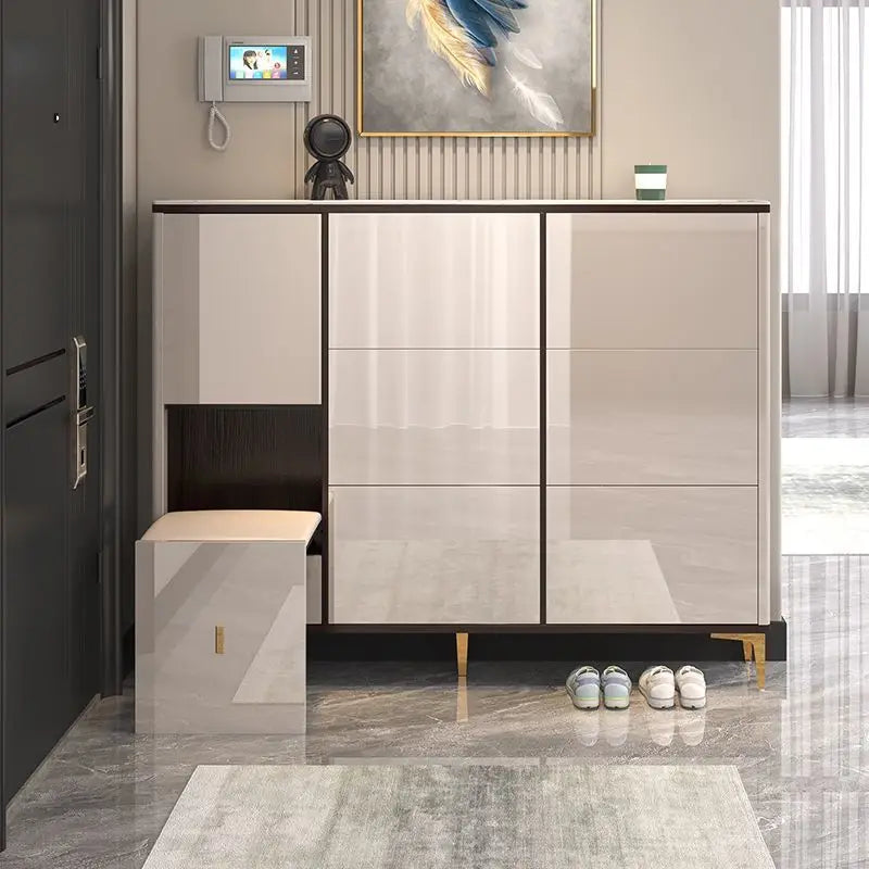 Luxury Ultra-thin Shoe Cabinet Organizer Storage Living Room Display Modern Shoe Shelf Slippers Muebles Shoemakers Furniture